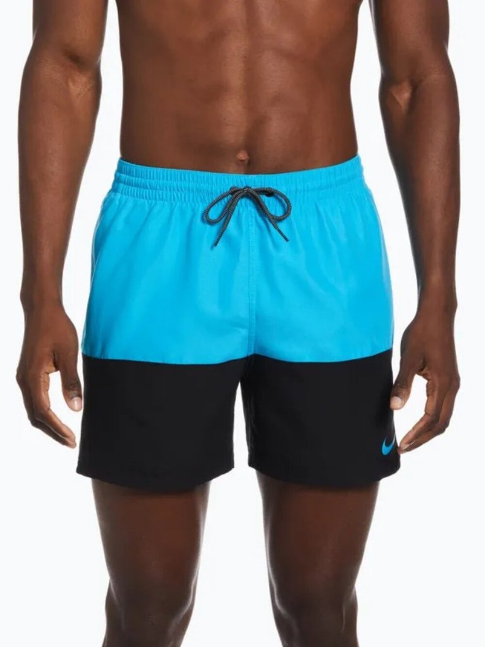 *NWT Men's Nike Split 5" Volley Swim Shorts - Blue/Black